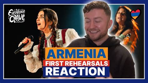 Ladaniva Jako First Rehearsals Reaction Eurovision 2024 Armenia