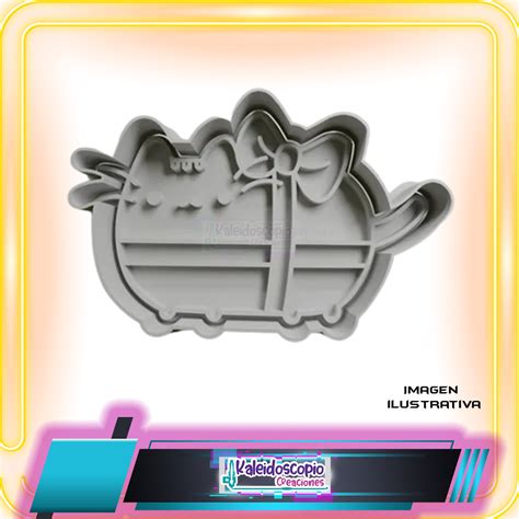 Cortador Para Galletas Pusheen Cat Novelty Ice Tray Silicone Molds