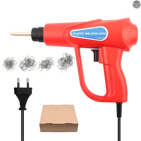 In Stock W Hot Stapler Plastic Welding Machine Car Bumper Repair Kit Types Flat Outside