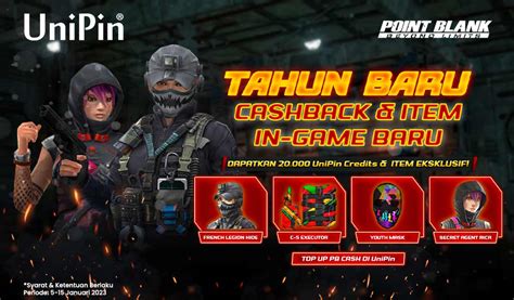 Tahun Baru In Game Item Cashback Top Up Pb Cash Di Unipin