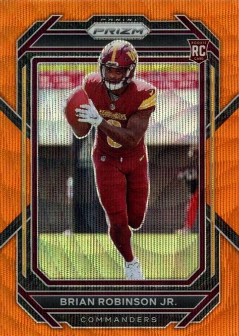 Brian Robinson Jr Prizm Orange Wave Price Guide Sports