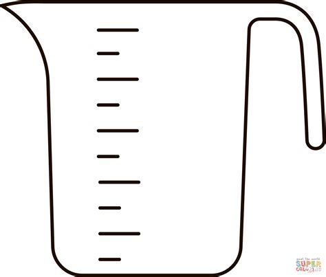 Measuring Cup coloring page | Free Printable Coloring Pages