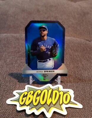 Topps Chrome Ben Baller Edition Blue Refractor George Springer