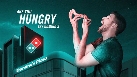 Domino S Pizza Billboard Advertising On Behance