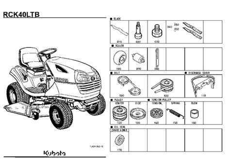 Kubota Rck40ltbt1570 Parts Frequently Used Items 000007 Frequently