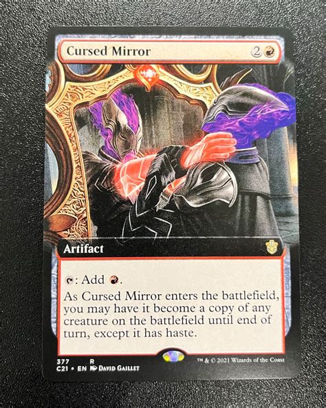 Cursed Mirror Extended Art Mtg Proxy Commander Proxy King