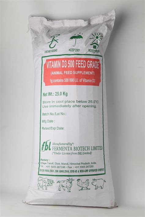 Vitamin D3 Feed Grade At Best Price In Thane Fermenta Biotech Limited