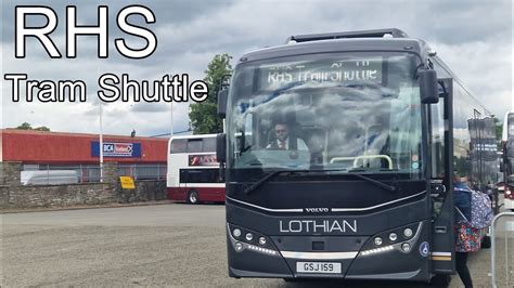 Lothian Motorcoaches Service Rhs Tram Shuttle Youtube