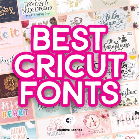 BEST Cricut Fonts - Fonts for Cricut - Pineapple Paper Co.