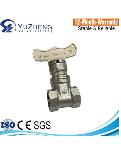 Gas Industrial Stainless Steel Water Meter Thread Gate Valve Gate