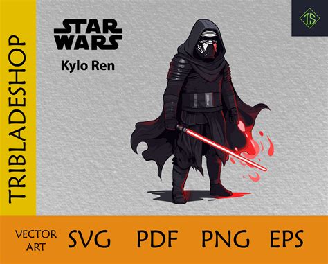 Kylo Ren Svg Star Wars Svg Star Wars Svg Sticker Etsy Israel