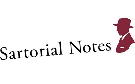 Changing The Name To Sartorial Notes