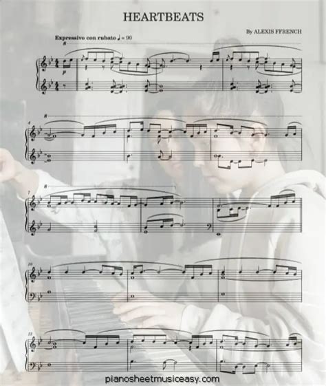 heartbeats sheet music - Bb Major