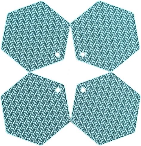 Amazon Packed Silicone Trivet Mats DIY Different Size Dish Drying Mat Hot Pot Holder