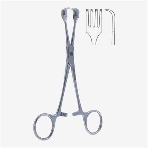 Braun Tenaculum Forceps Surtex Instrument