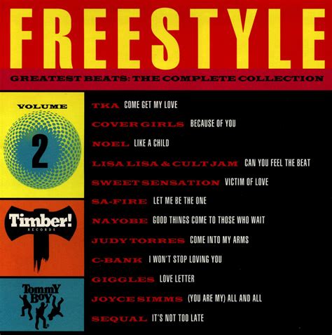 Freestyle Music Freestyle Greatest Beats The Complete Collection Volume 2 Tommy Boy Music Cd