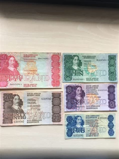 Gpc De Kock Full Range Of Bank Notes Was Listed For R30000 On 21 Oct