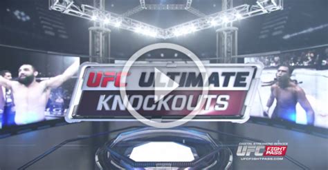 Ufc Ultimate Knockouts Rare And Unusual Knockouts