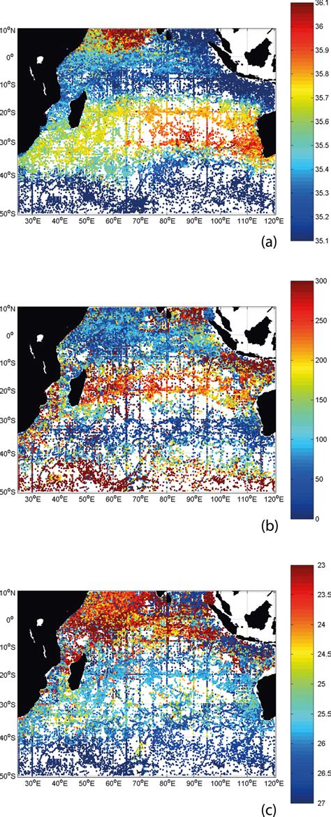 A Surface And Subsurface Salinity Maxima For The Hydrographic Data