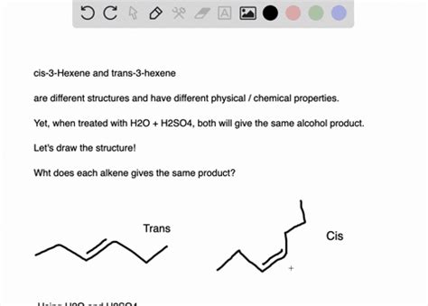 cis-3-Hexene and trans -3-hexene are different compounds and have ...