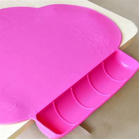 Waterproof Silicone Baby Bib Table Mat Silicone Pad Infant Diner