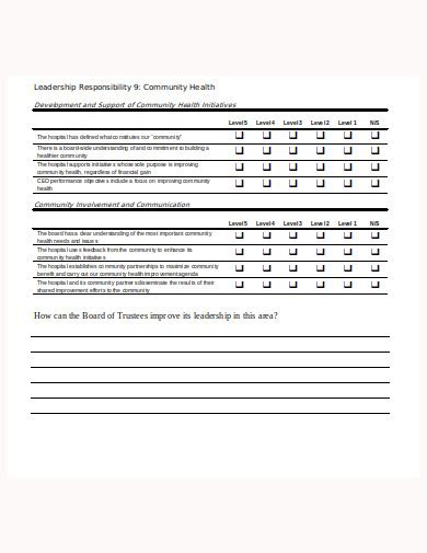 5 Board Self Evaluation Questionnaire Templates In Pdf Doc