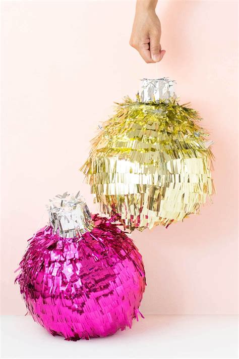 Get Ready For Christmas With This Diy Festive Bauble Piñata Holiday