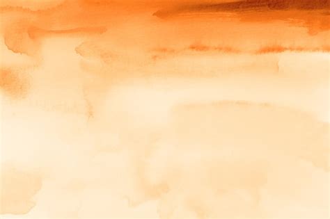 Premium Photo Orange Watercolor Texture Background Pastel Orange Digital Paper