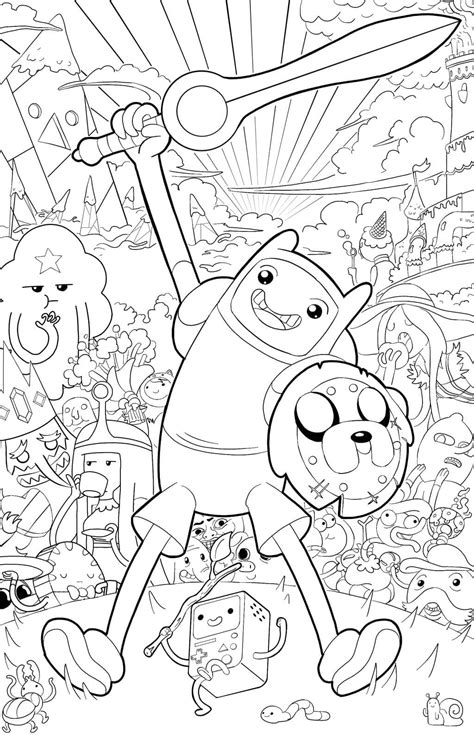 Hora De Aventura Colorir - Desenhos de Hora de Aventura para colorir | 110 Desenhos para Imprimir