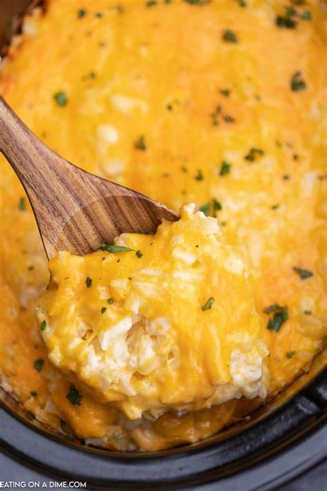 Crockpot Cheesy Potatoes Crock Pot Cheesy Potato Recipe