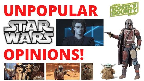 Your Controversial Star Wars Opinions Figures And Movies Youtube