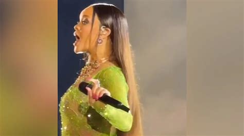 Rihanna Performs During Anant Ambanis Pre Wedding Celebration In India