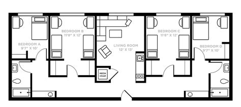 Village View Housing Floor Plan - floorplans.click