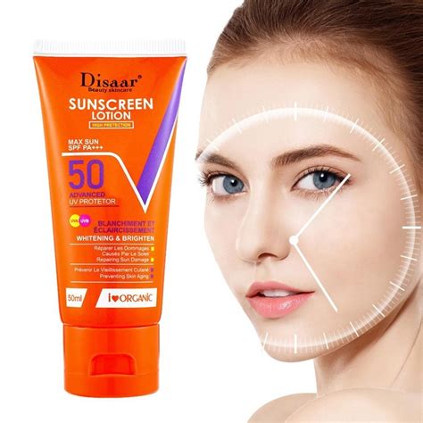 Suntan Lotion SPF 50 Water Resistant Daily Hydrating Broad Spectrum Sun ...