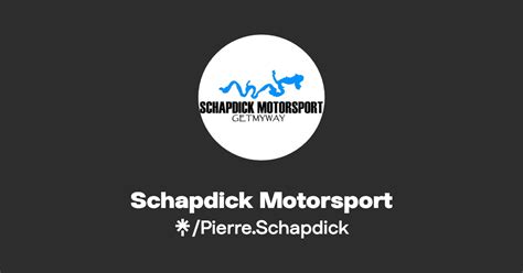 Schapdick Motorsport Instagram Facebook Twitch Linktree