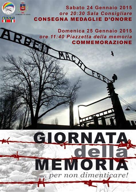 Giorno Della Memoria Per Non Dimenticare Cevo Gennaio