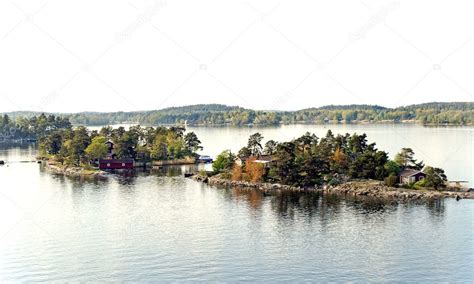 Two islands on Stockholm archipelago — Stock Photo © ursula1964 #1297683