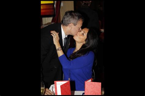 Photo Francis Huster et Cristiana Reali très complices lors du Dîner