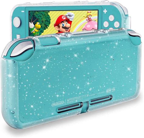 DLseego Hülle Kompatibel mit Switch Lite 2019 HD Clear Bling Weiche TPU