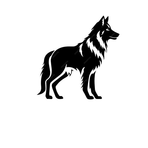 Premium Vector Wolf Vector Illustration