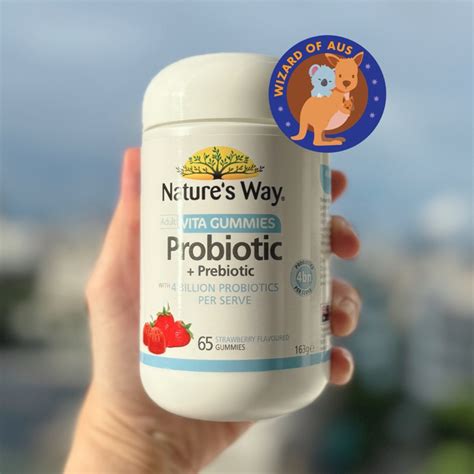 Nature s Way Adult Vita Gummies Probiotic Prebiotic 65 Gummies พรไบโ