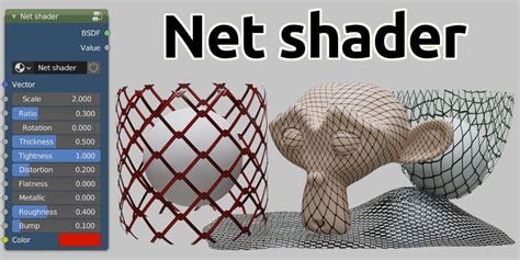 Procedural Net Shader For Blender By Blenduffo