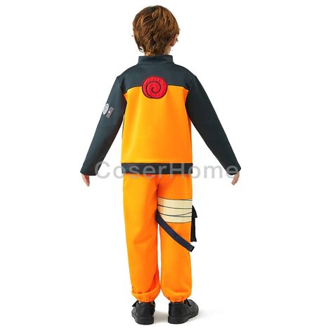 Uzumaki Naruto Costume For Kids Boy Naruto Cosplay Costume Full Set