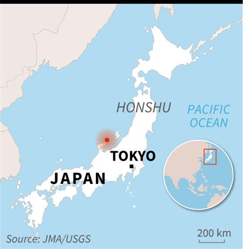 Magnitude 6 3 Earthquake Shakes Central Japan