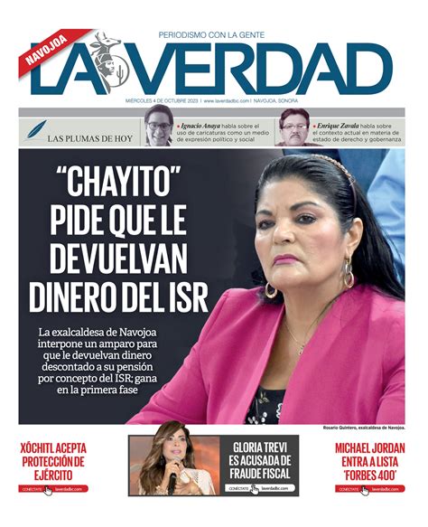 Impreso LA VERDAD - EDICION NAVOJOA 04 DE OCTUBRE 2023 - Página 6-7