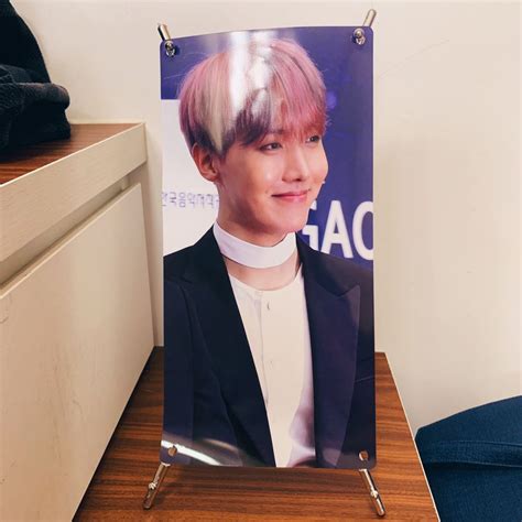 BTS J Hope Fansite Standee Standing Poster Hobbies Toys