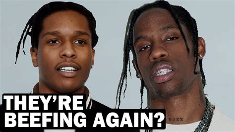 Asap Rocky Disses Travis Scott Says Dont Compare Him And Me Beef