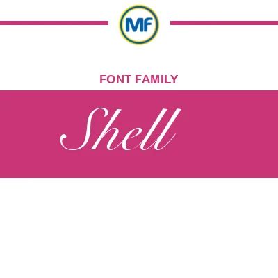 Download Shell Fonts | MaisFontes