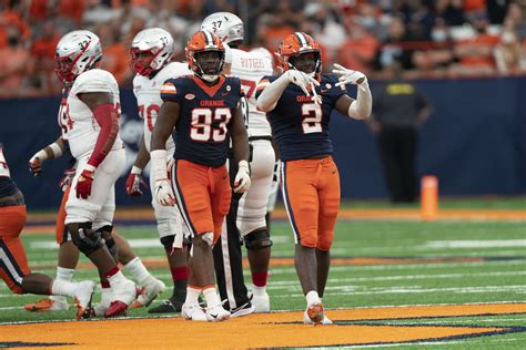 Syracuse Orange Football Caleb Okechukwu Marlowe Wax Return To Lead