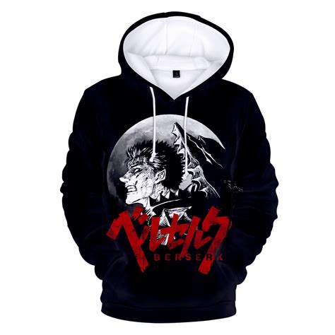 Anime Berserk Hoodie Unisex Anime Cosplay Sweatshirt Long Sleeve